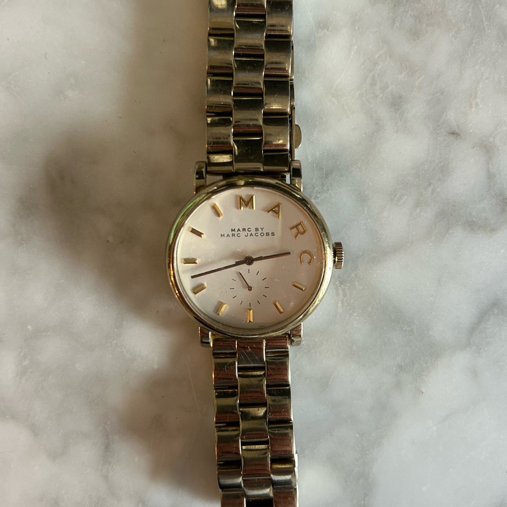Marc by Marc Jacobs Gold Women's Watch - White Dial